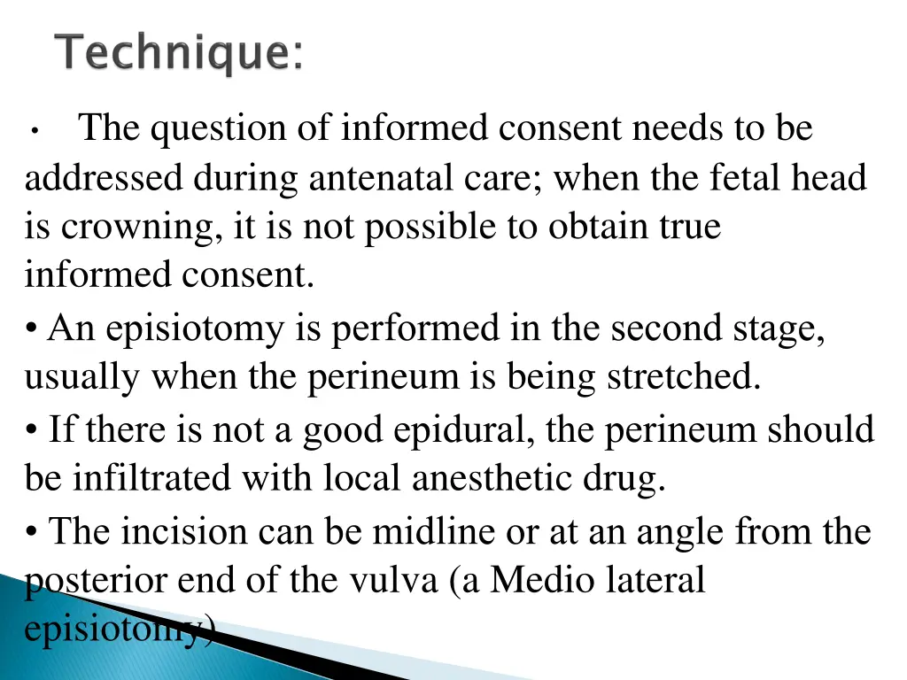 the question of informed consent needs