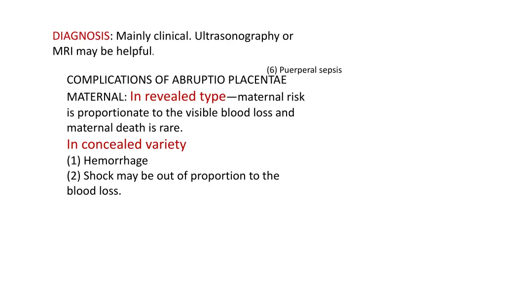 diagnosis mainly clinical ultrasonography