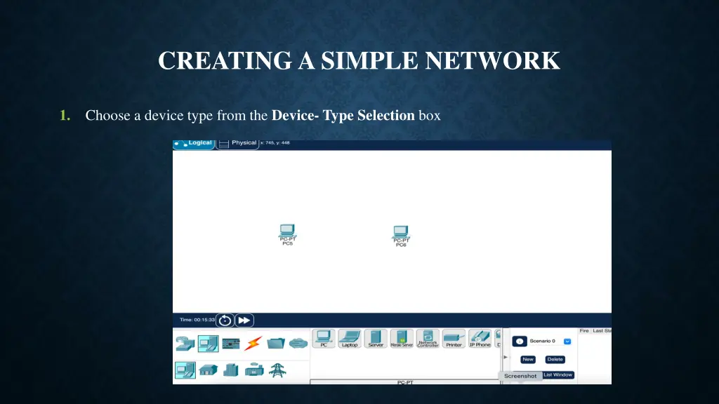 creating a simple network