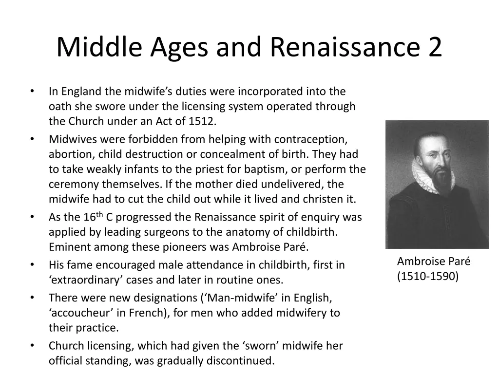 middle ages and renaissance 2