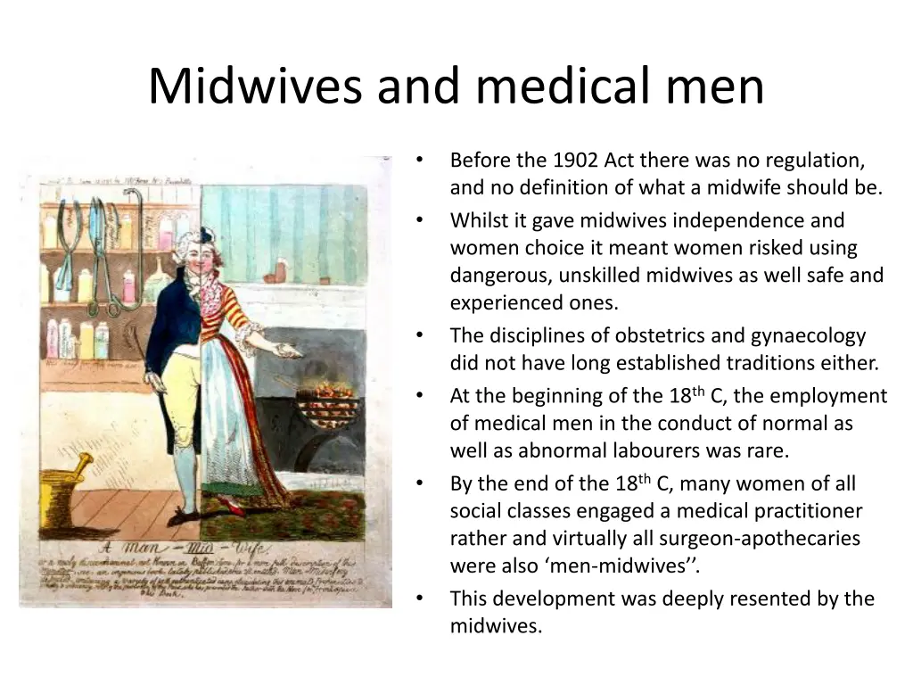 midwives and medical men