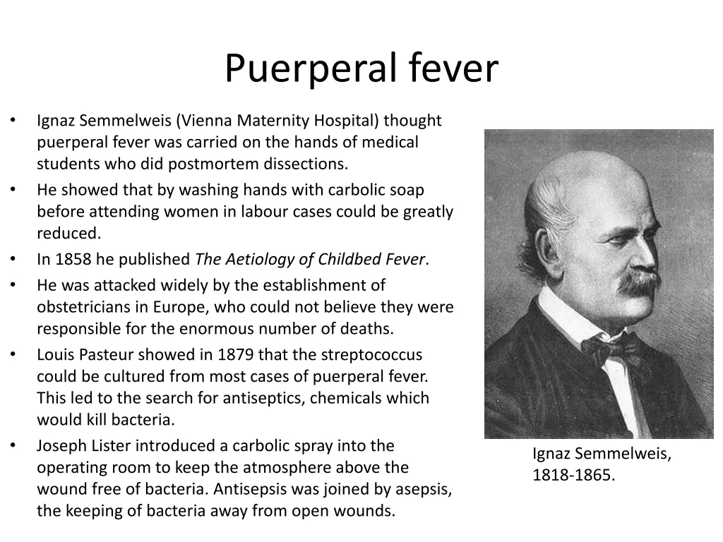 puerperal fever
