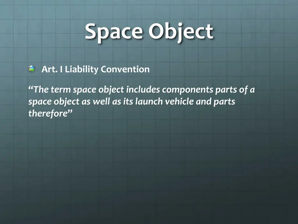 space object