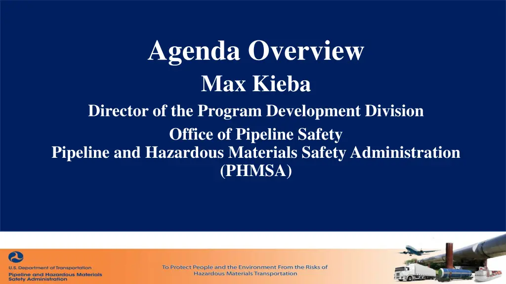 agenda overview max kieba director of the program