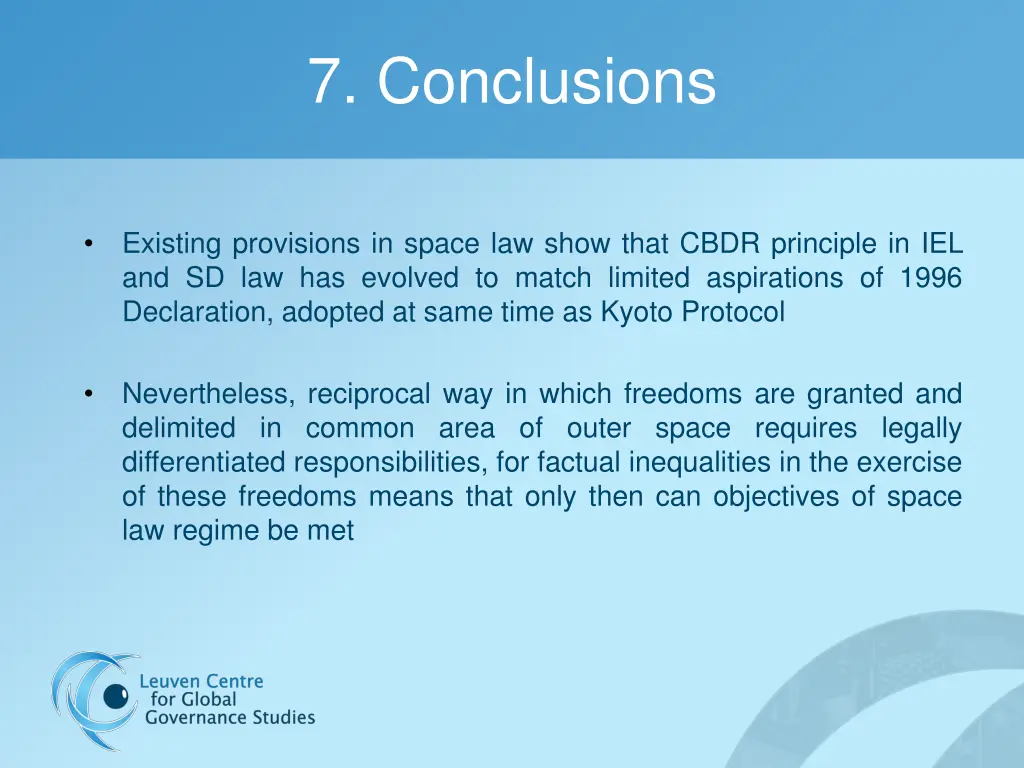 7 conclusions