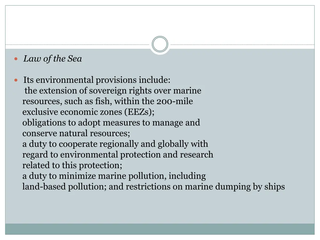 law of the sea