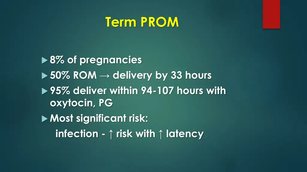 term prom
