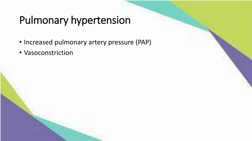 pulmonary hypertension pulmonary hypertension