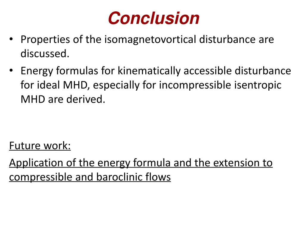 conclusion