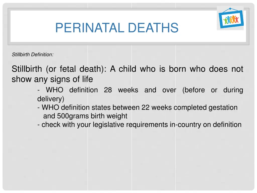 perinatal deaths 1