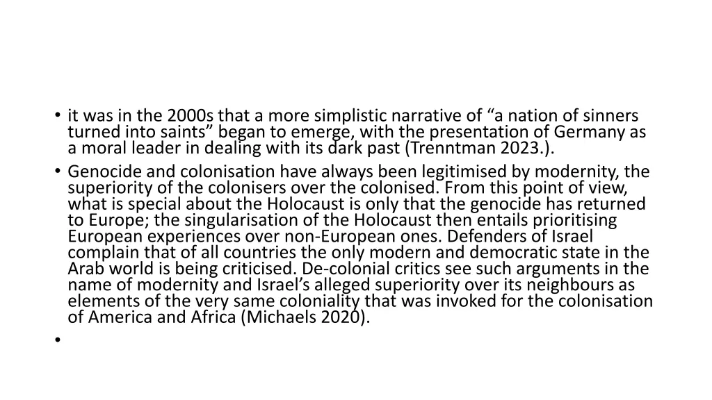 it was in the 2000s that a more simplistic