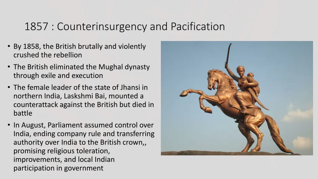 1857 counterinsurgency and pacification