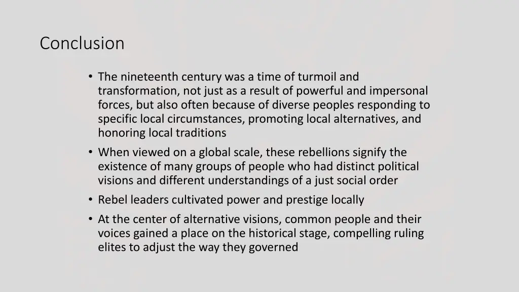 conclusion