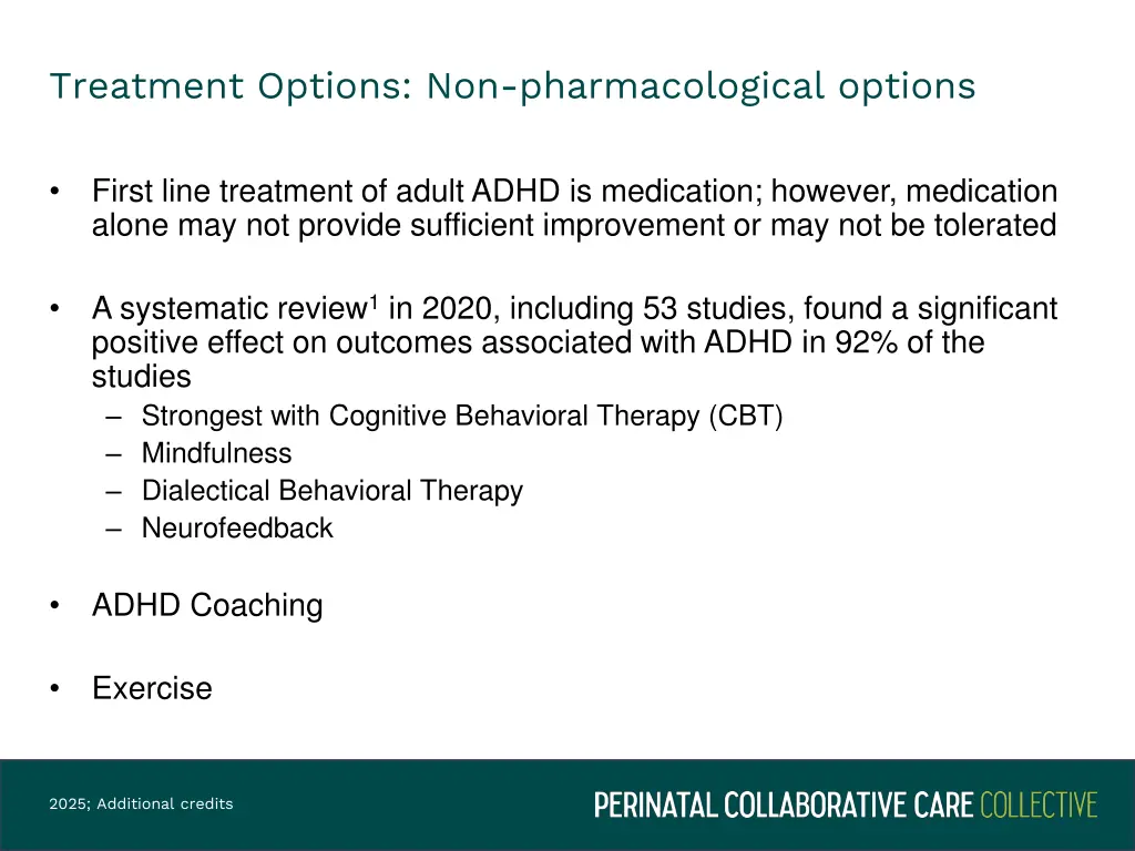 treatment options non pharmacological options