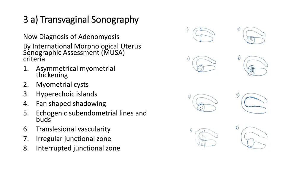 3 a transvaginal sonography 3 a transvaginal