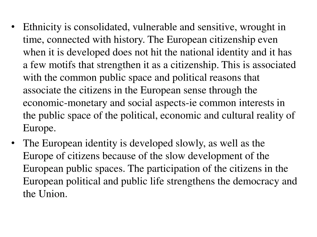 ethnicity is consolidated vulnerable