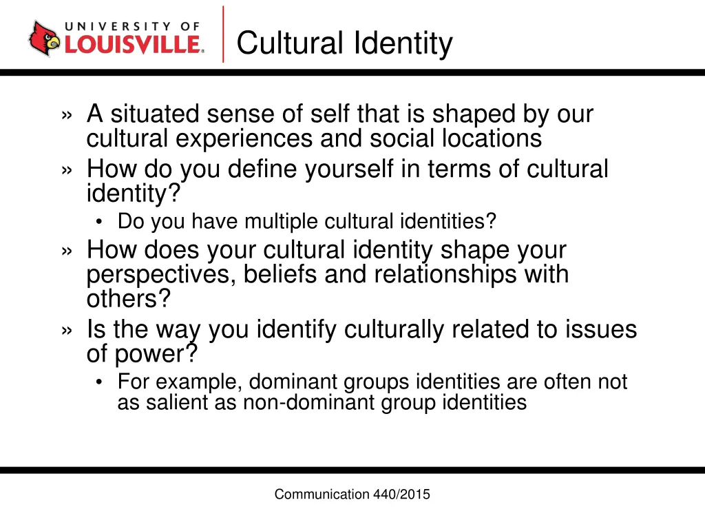 cultural identity