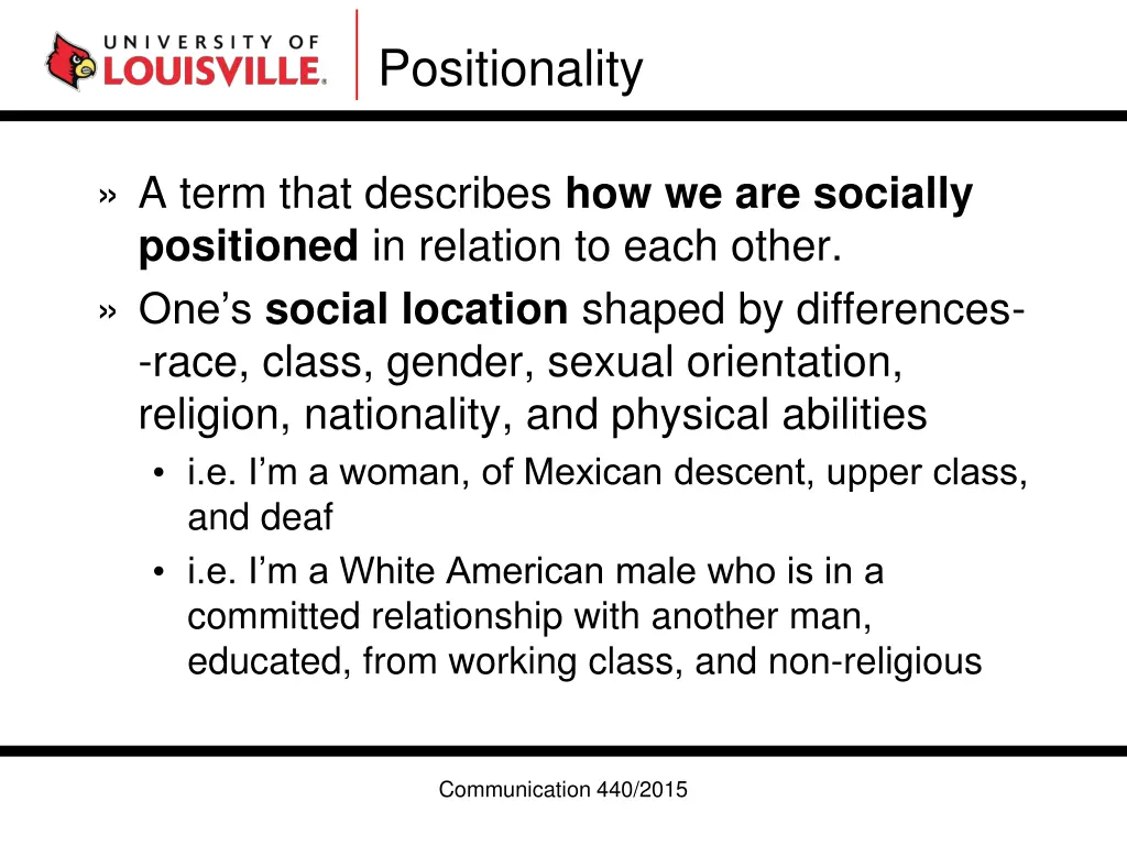 positionality