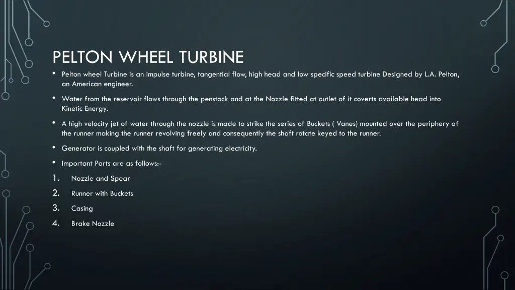 pelton wheel turbine pelton wheel turbine