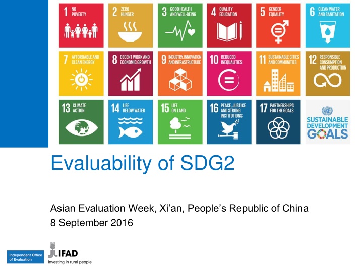 evaluability of sdg2