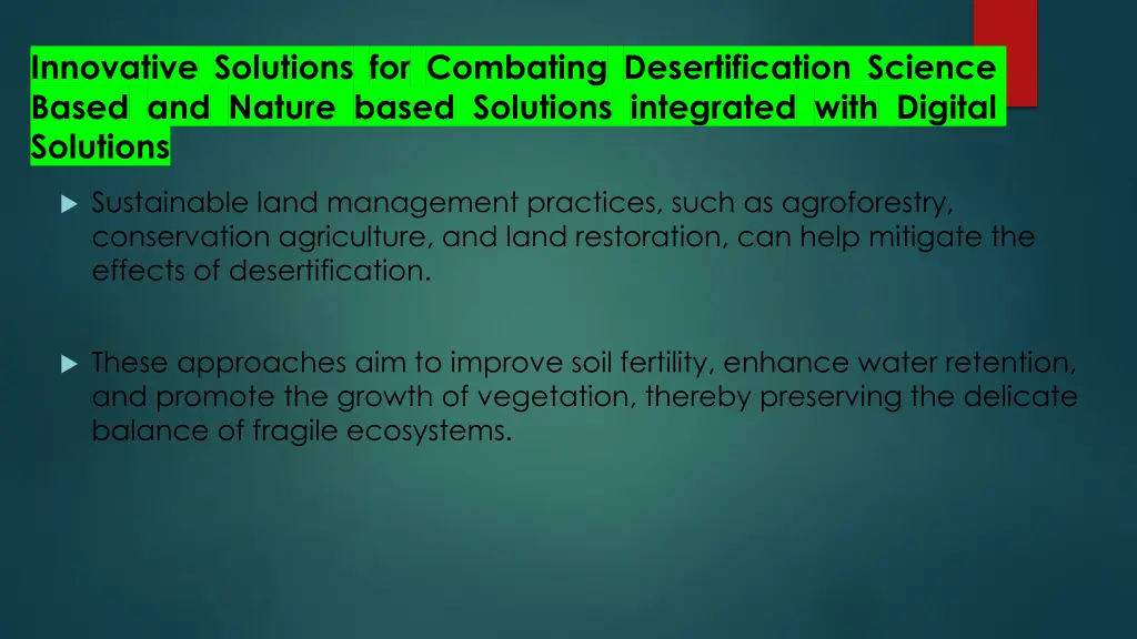 innovative solutions for combating