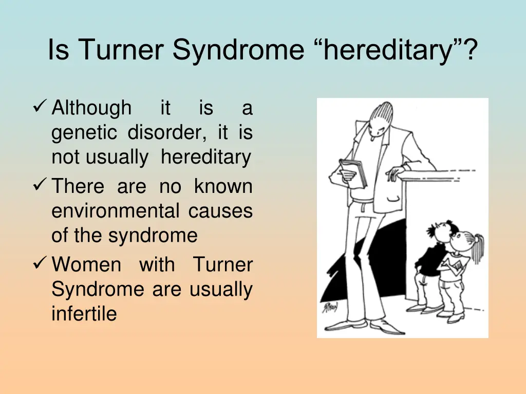 is turner syndrome hereditary