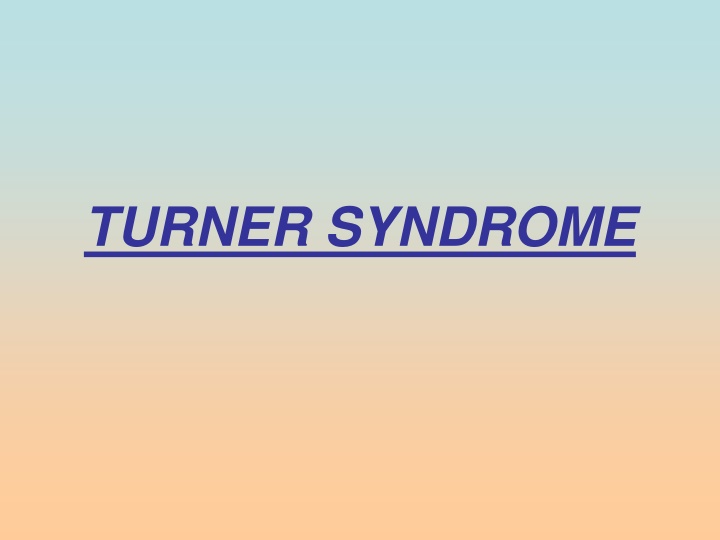 turner syndrome