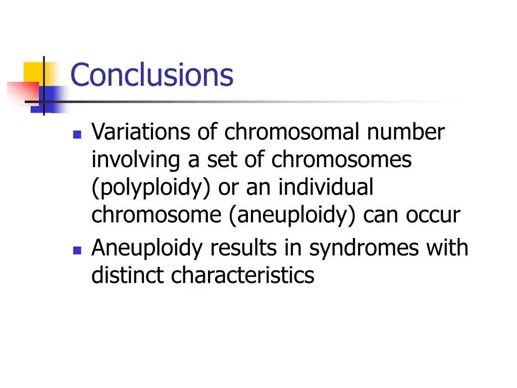 conclusions