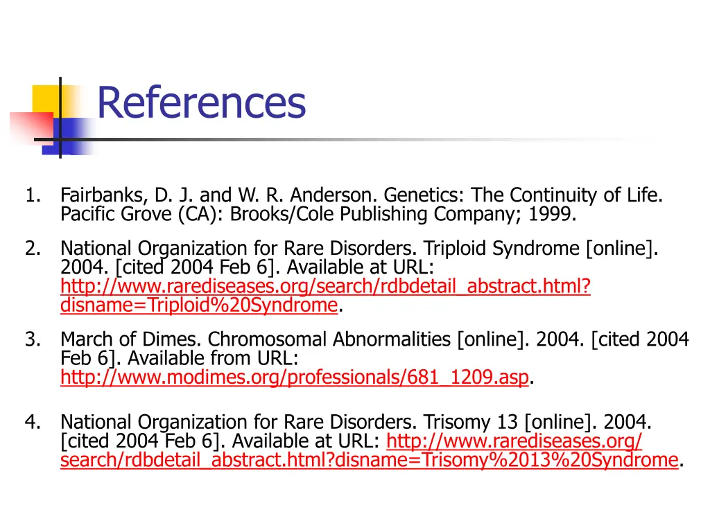 references