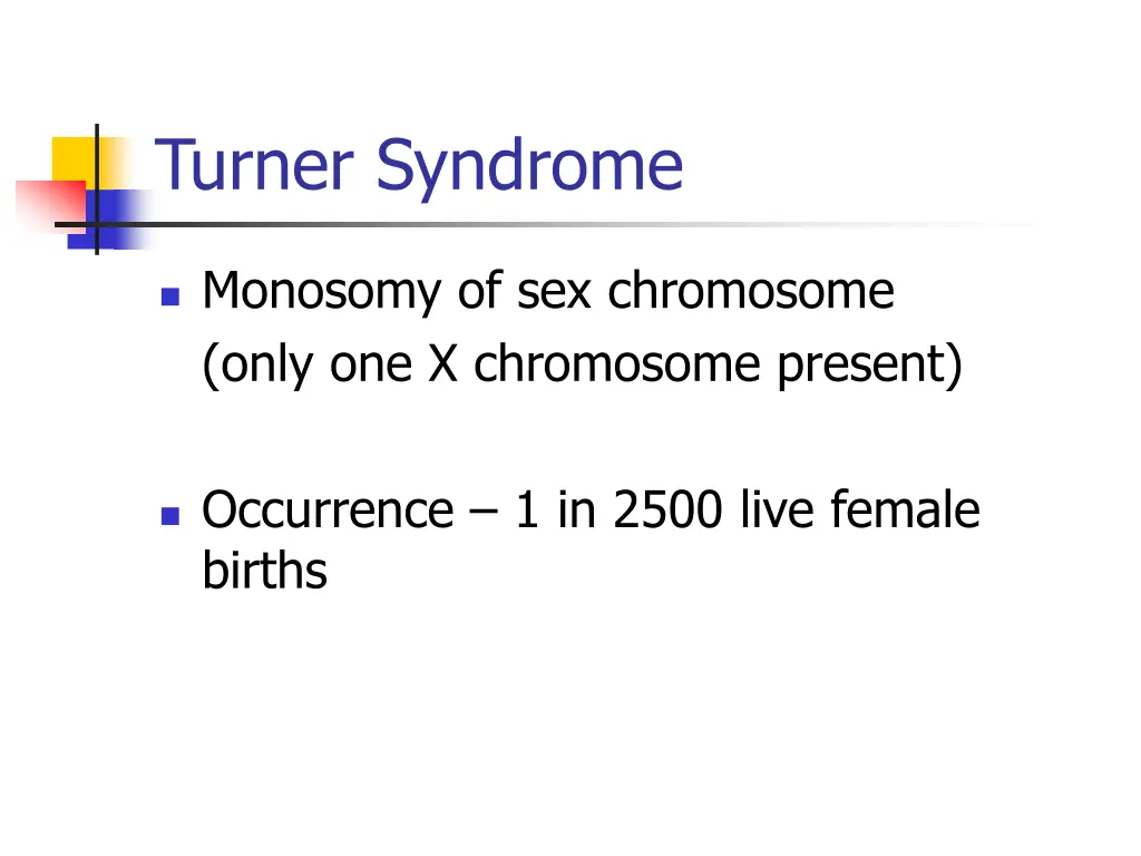 turner syndrome