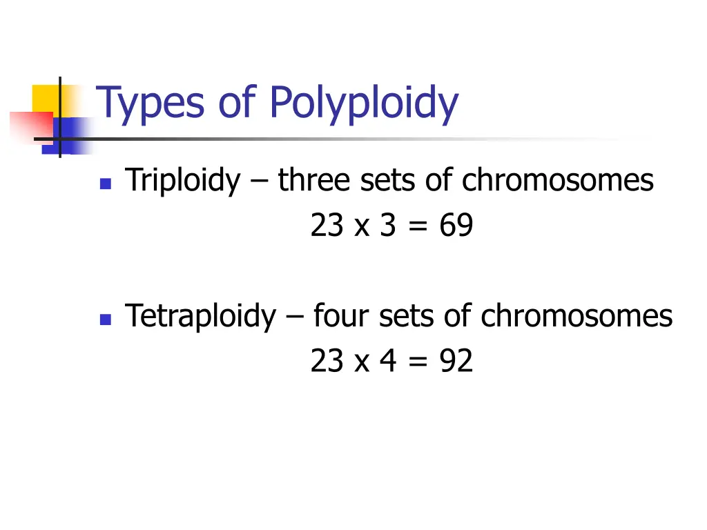 types of polyploidy