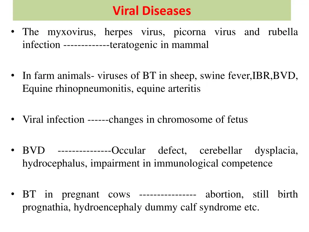 viral diseases