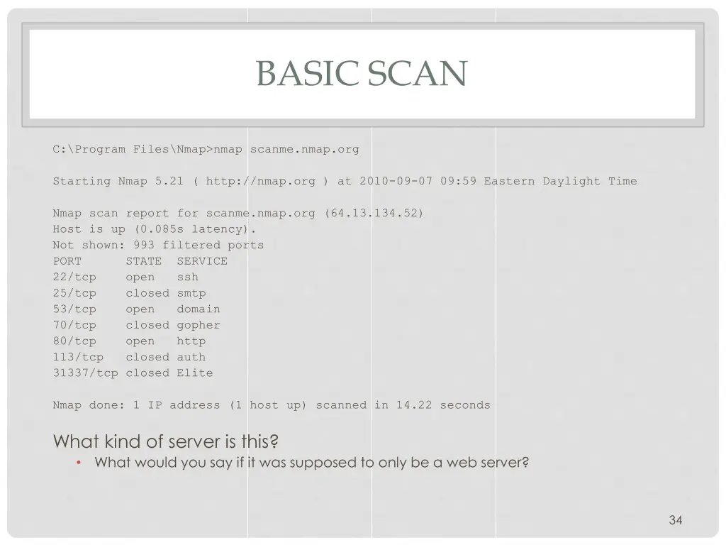 basic scan 1