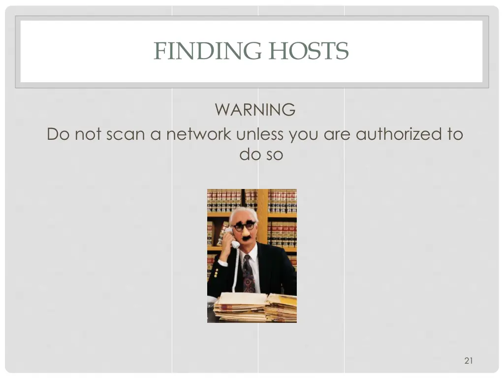 finding hosts 1
