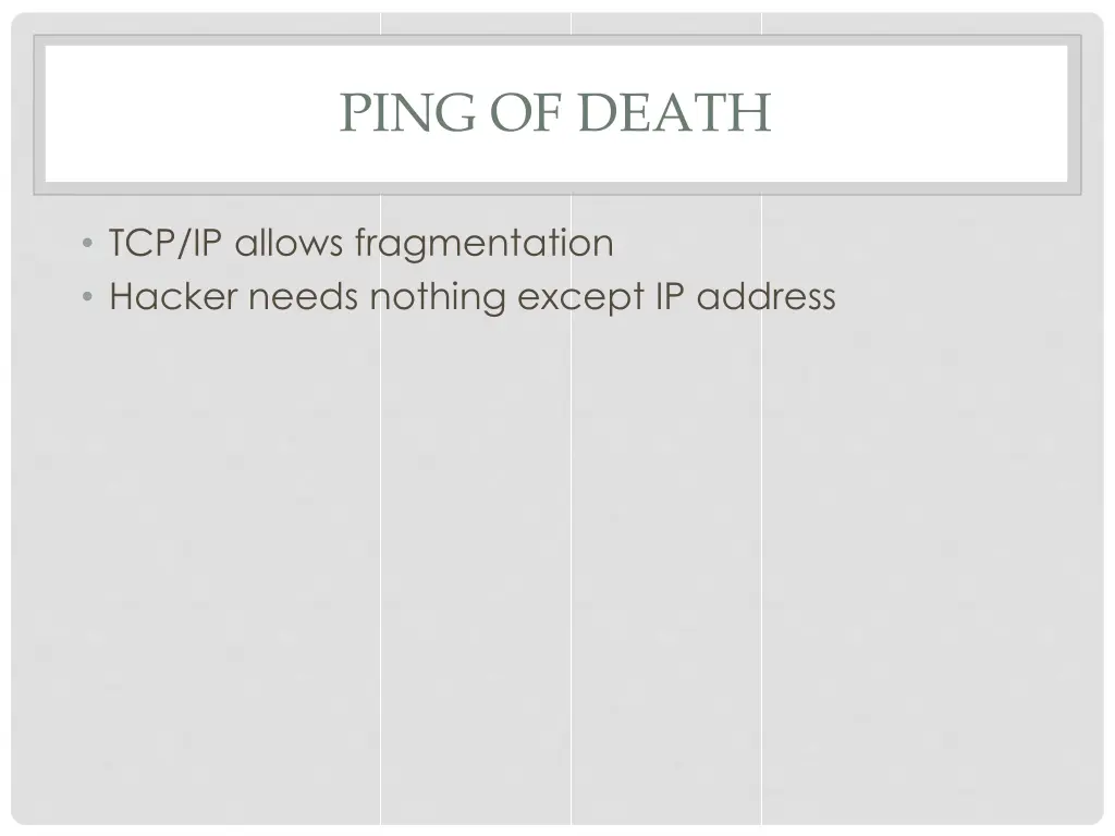 ping of death