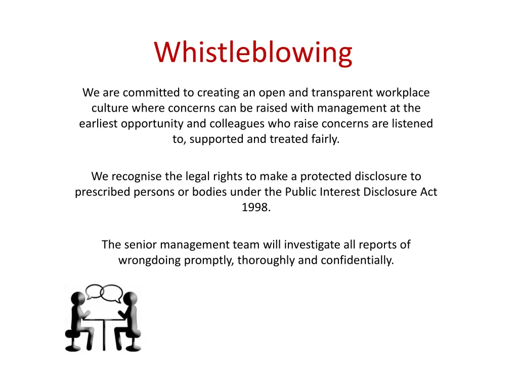 whistleblowing