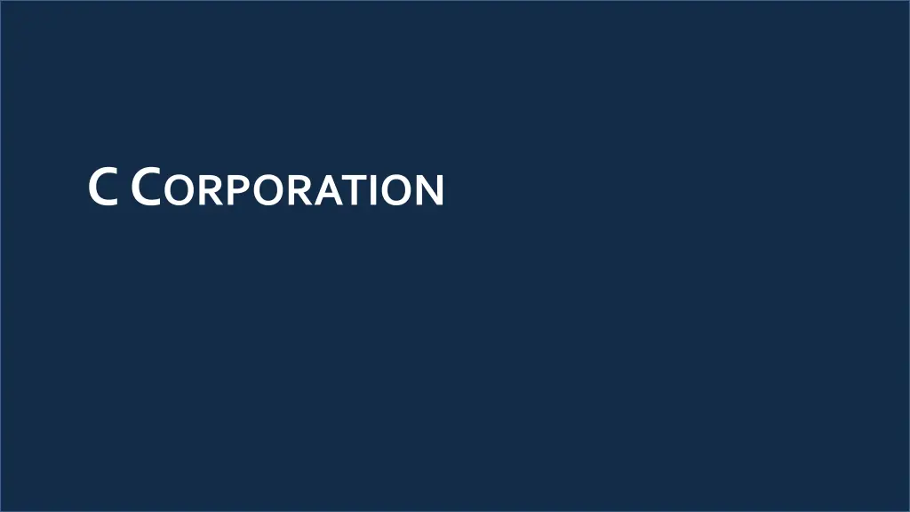 c c orporation