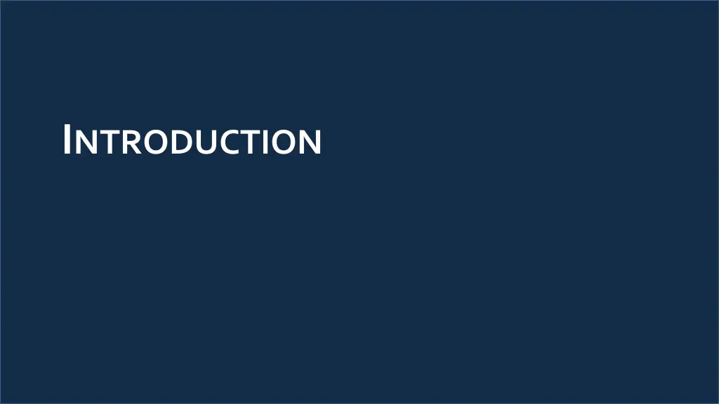 i ntroduction