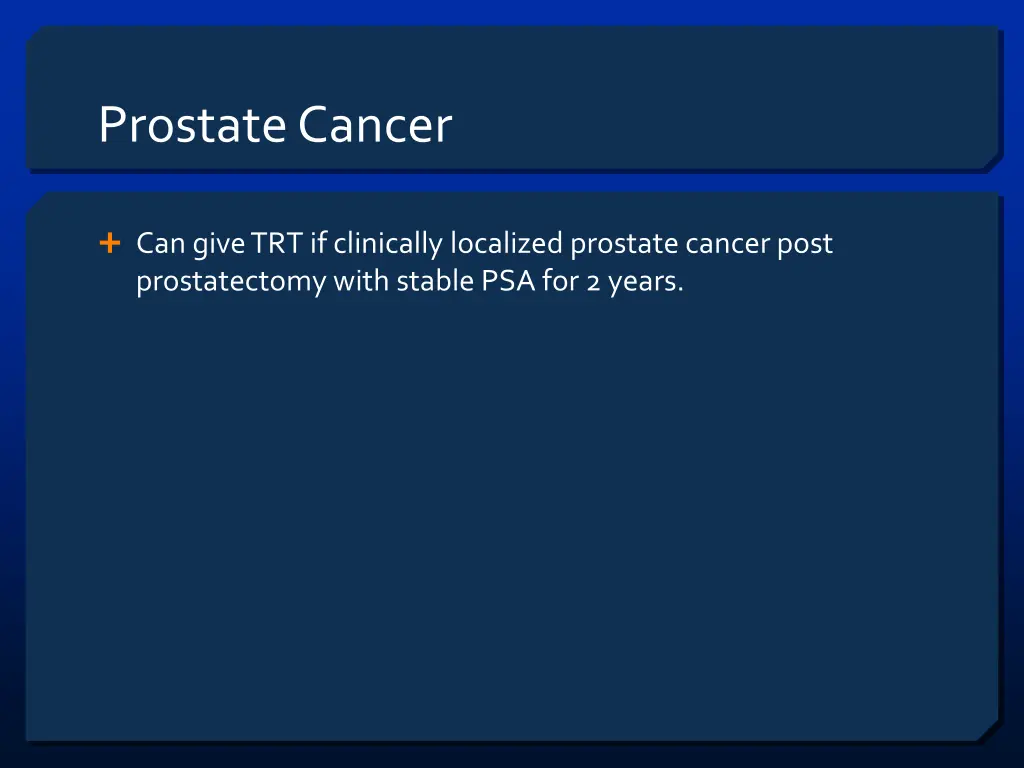 prostate cancer