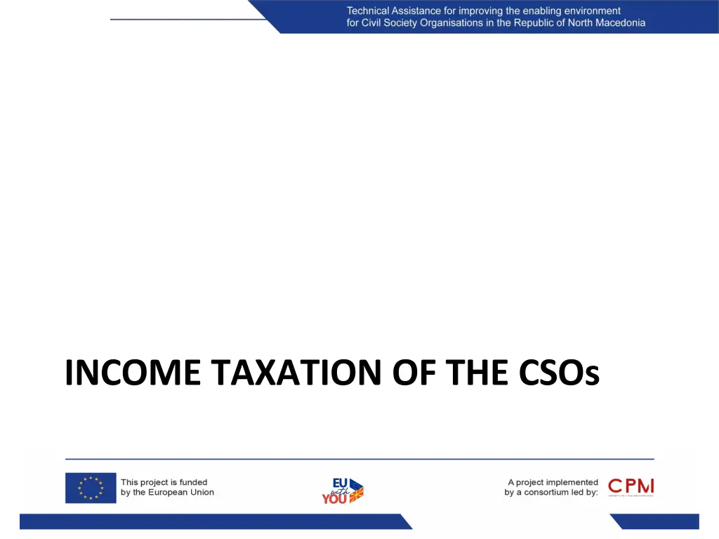 income taxation of the csos
