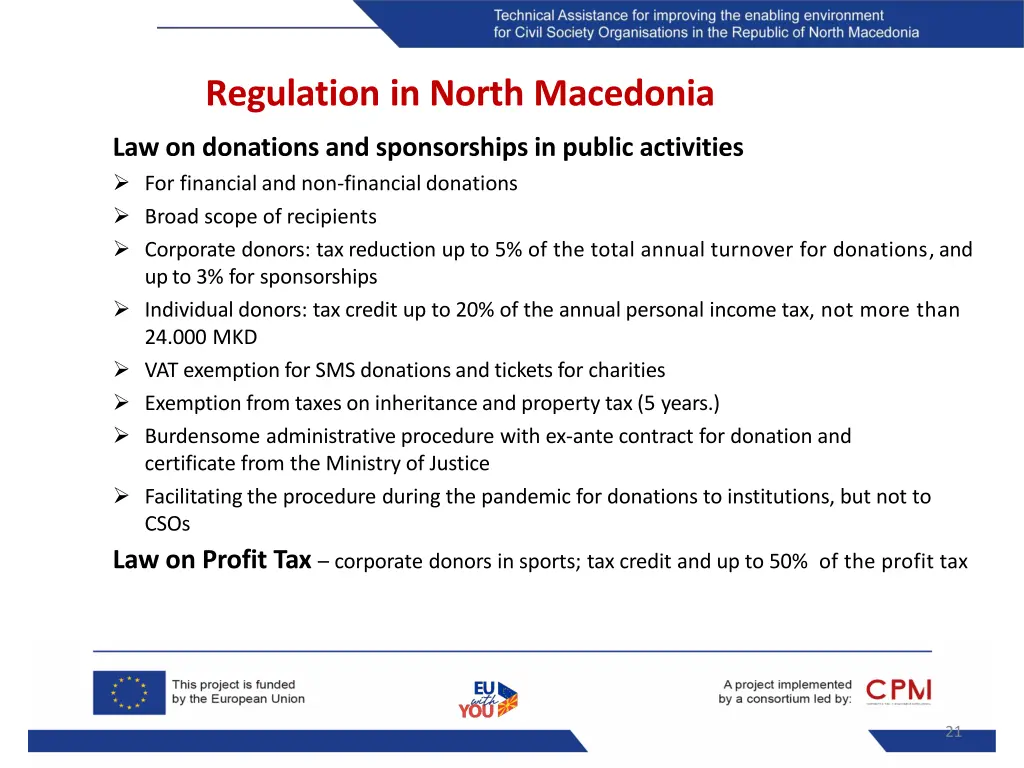 regulation in north macedonia 2