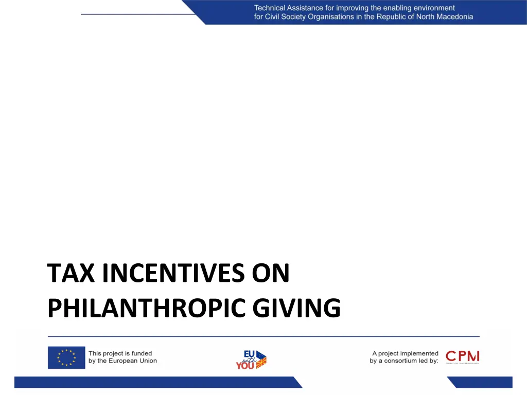 tax incentives on philanthropic giving