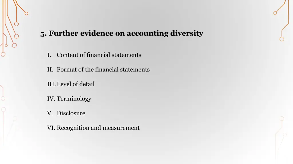 5 further evidence on accounting diversity