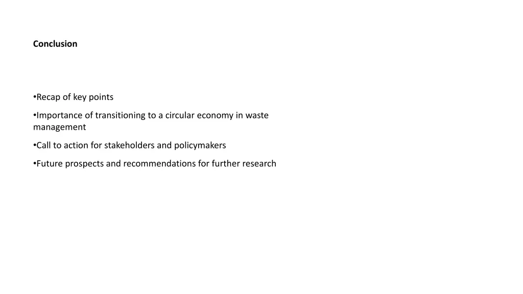 conclusion