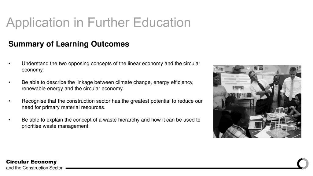 summary of learning outcomes