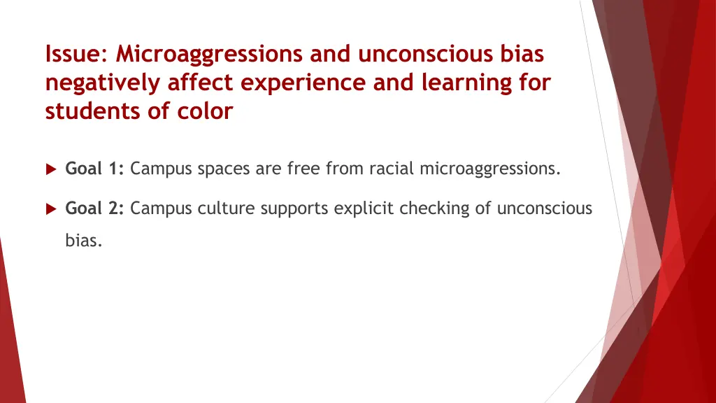 issue microaggressions and unconscious bias