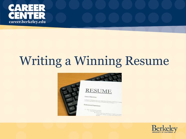 writing a winning resume