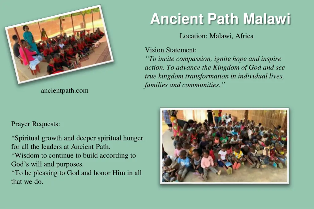 ancient path malawi