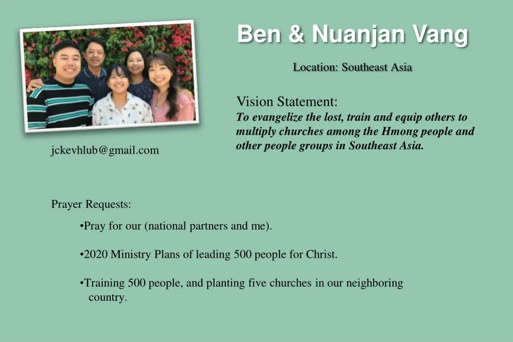 ben nuanjan vang