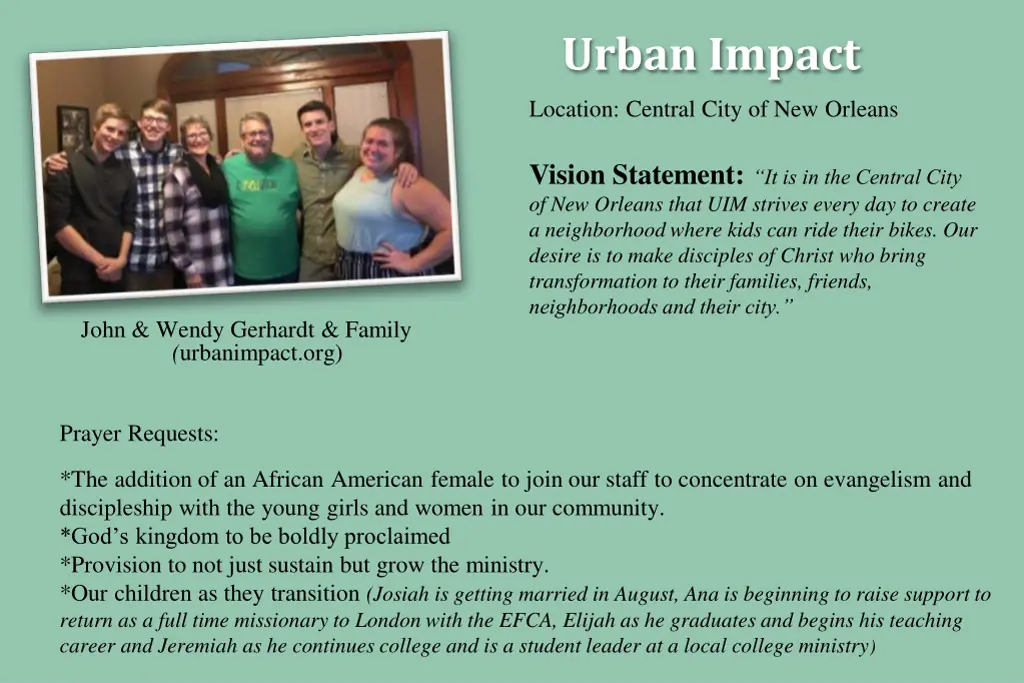 urban impact
